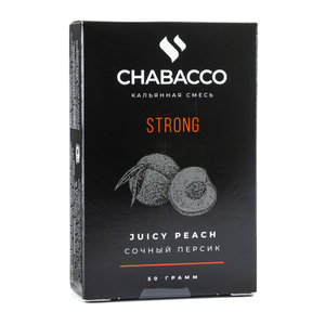 МК Кальянная смесь Chabacco Strong Juicy Peach (Сочный персик) 50 г