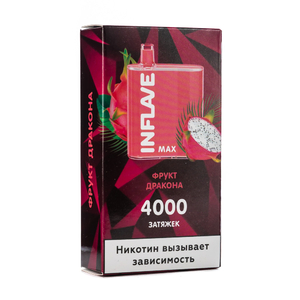 Одноразовая электронная сигарета INFLAVE MAX Фрукт дракона 4000 затяжек