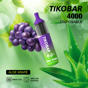 Одноразовая Электронная Сигарета TIKOBAR Aloe Grape 4000 Затяжек