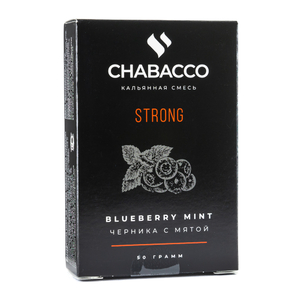 МК Кальянная смесь Chabacco Strong  Blueberry Mint (Черника с мятой) 50 г