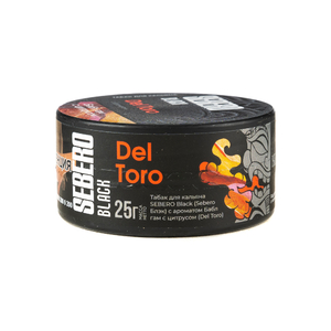 Табак Sebero Black Del Toro (Бабл Гам с Цитрусом) 25 г
