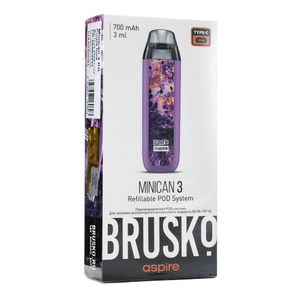 Pod система Brusko minican 3 700 mAh Фиолетовый Флюид