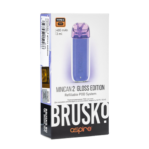 Pod система Brusko minican 2 Gloss Edition 400 mAh Lavender (фиолетовый)