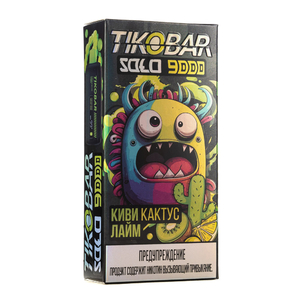 MK Одноразовая Электронная Сигарета TIKOBAR Solo Kiwi Cactus Lime (Киви Кактус Лайм) 9000 Затяжек