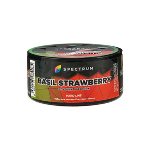 Табак Spectrum Hard Line Basil Strawberry (Базилик Клубника) 25 г