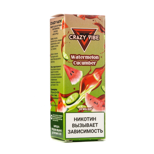 MK Жидкость Crazy Vibe Watermelon Cucumber 2% 10 мл PG 50 | VG 50