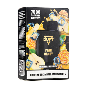 МК Одноразовая электронная сигарета Duft Pear Candy (Грушевая конфета) 7000 затяжек