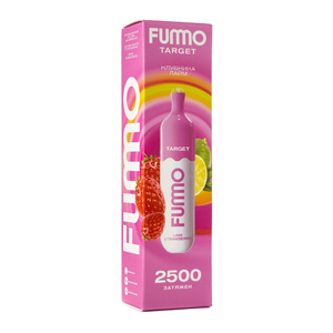 Одноразовая электронная сигарета Fummo Target Lime Strawberry (Клубника лайм) 2500 затяжек