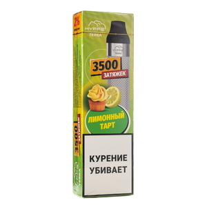 МК Одноразовая электронная сигарета Hyppe Terra Лимонный тарт 3500 затяжек