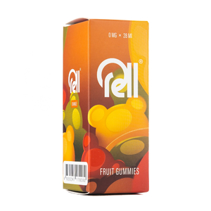 МК Жидкость Rell Salt Orange Fruit Gummies (Мармеладные мишки) 0% 28 мл PG 50 | VG 50