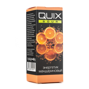 МК Жидкость QUIX Sour Энергетик Мандариновый 0% 28 мл PG 50 | VG 50