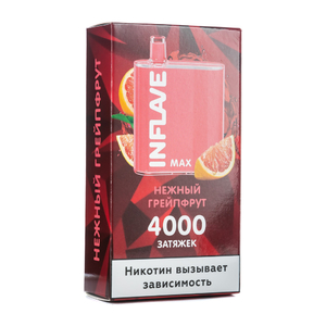 Одноразовая электронная сигарета INFLAVE MAX Нежный грейпфрут 4000 затяжек