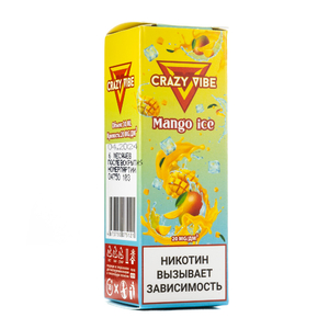 MK Жидкость Crazy Vibe Mango Ice 2% 30 мл PG 50 | VG 50