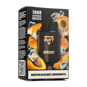 МК Одноразовая электронная сигарета Duft Apricot (Абрикос) 7000 затяжек