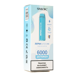 МК Одноразовая электронная сигарета SMOK BAR PRO Ледяная Энергия 6000 затяжек
