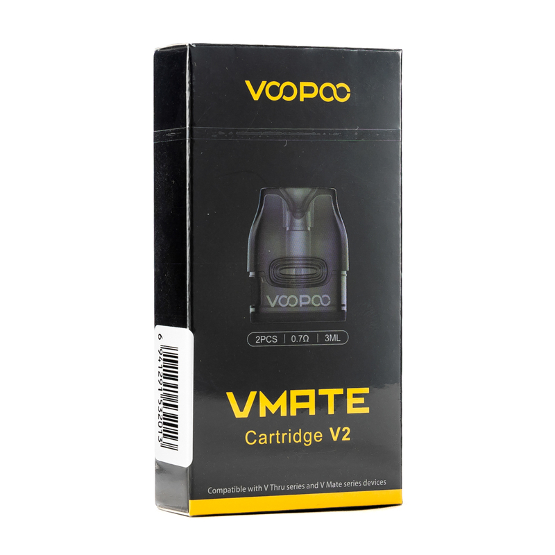 Картридж VOOPOO VMATE v2 0.7ohm. Картридж в упаковке. Картриджи VMATE 2 0.7 ом (2 шт в пачке) новый дизайн.