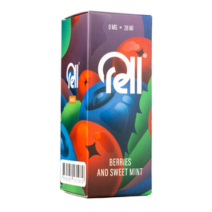МК Жидкость Rell Salt Orange Berries and Sweet Mint (Ягоды сладкая мята) 0% 28 мл PG 50 | VG 50