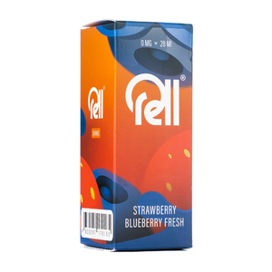 МК Жидкость Rell Salt Orange Strawberry Blueberry Fresh (Клубника черника) 0% 28 мл PG 50 | VG 50