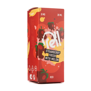 МК Жидкость Rell Low Cost Salt Strawberry Fresh With Melon (Земляничный фреш и дыня) 0% 28 мл PG 50 | VG 50