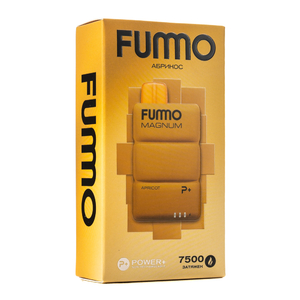 МК Одноразовая электронная сигарета Fummo Magnum Абрикос 7500 затяжек