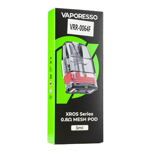 Упаковка Картриджей Vaporesso XROS Series 0.8 ohm Pod 3 ml (в упаковке 4 шт)