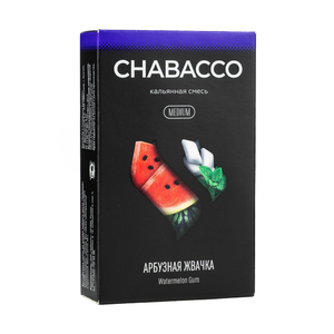 МК Кальянная смесь Chabacco Medium Watermelon Gum (Арбузная жвачка) 50 г
