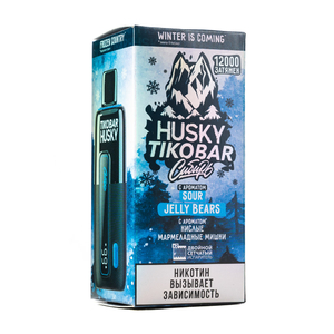 MK Одноразовая Электронная Сигарета TIKOBAR Husky Sour Jelly Bears (Кислые Мармеладные Мишки) 12000 Затяжек