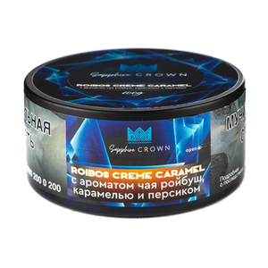 Табак Sapphire Crown Roibos Creme Caramel (Чай ройбуш карамель и персик) 100 г