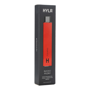 Одноразовая электронная сигарета Hyla Fuji Apple (Яблоко Фуджи) 4500 затяжек 0% + Guarana