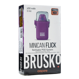 Pod система Brusko minican Flick 650 mAh Фиолетовый