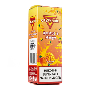 MK Жидкость Crazy Vibe Apricot Mango 2% 30 мл PG 50 | VG 50