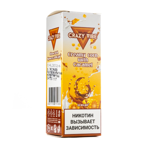 MK Жидкость Crazy Vibe Creamy Corn With Caramel 2% 30 мл PG 50 | VG 50