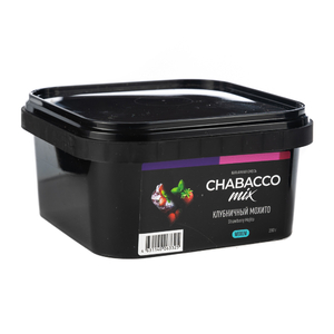 МК Кальянная смесь Chabacco Mix Medium Strawberry mojito (Клубничный мохито) 200 г Дубль