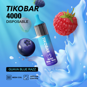 Одноразовая Электронная Сигарета TIKOBAR Guava Blue Razz 4000 Затяжек