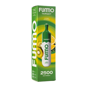 Одноразовая электронная сигарета Fummo Target Kiwi Lemon (Киви лимон) 2500 затяжек