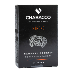 МК Кальянная смесь Chabacco Strong  Caramel Cookies (Печенье карамель) 50 г