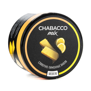 МК Кальянная смесь Chabacco Mix Medium Creamy Lemon Waffles (Сливочно лимонные вафли) 50 г