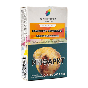 Табак Spectrum Cowberry Lemonade (Брусничный лимонад) 40 г