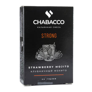 МК Кальянная смесь Chabacco Strong  Strawberry Mojito (Клубничный мохито) 50 г