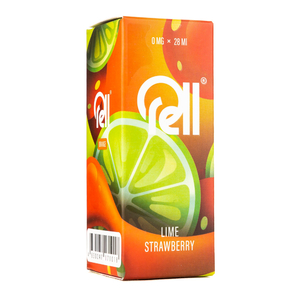 МК Жидкость Rell Salt Orange Lime Strawberry (Лайм клубника) 0% 28 мл PG 50 | VG 50