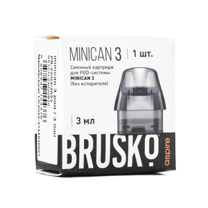 Упаковка картриджей Brusko Minican 3 Без испарителя 3.0 мл (В упаковке 1 шт)