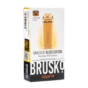 Pod система Brusko minican 2 Gloss Edition 400 mAh Amber (желтый)