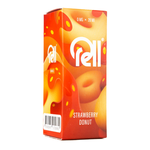 МК Жидкость Rell Salt Orange Strawberry Donut (Клубничный пончик) 0% 28 мл PG 50 | VG 50