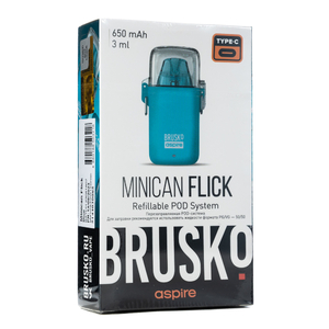 Pod система Brusko minican Flick 650 mAh Голубой
