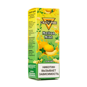 MK Жидкость Crazy Vibe Melon Mint 2% 10 мл PG 50 | VG 50