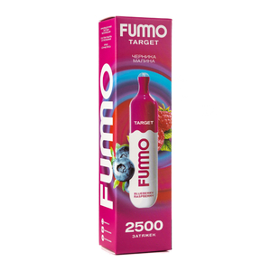 Одноразовая электронная сигарета Fummo Target Blueberry Raspberry (Черника малина) 2500 затяжек