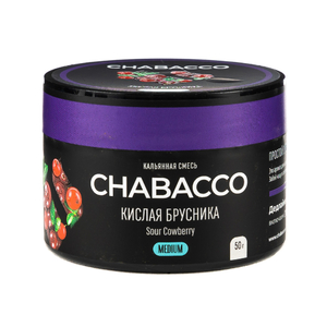 МК Кальянная смесь Chabacco Medium Sour Cowberry (Кислая брусника) 50 г