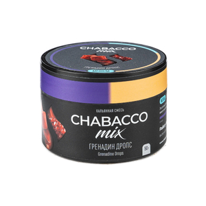 МК Кальянная смесь Chabacco Mix Medium Grenadine Drops (Гренадин дропс) 50 г Дубль