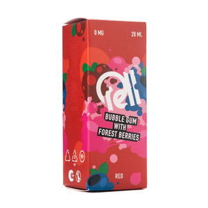 МК Жидкость Rell Low Cost Salt Bubble Gum With Forest Berries (Жевательная резинка с лесными ягодами) 0% 28 мл PG 50 | VG 50
